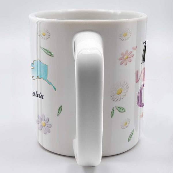 I Wish We Lived Closer With Daisy State Outlines - Personalized Custom Coffee Mug - BST049_MG I Wish We Lived Closer With Daisy State Outlines - Personalized Custom Coffee Mug - BST049_MG