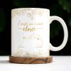 I Wish We Lived Closer With Flowers And Map Design - Personalized Custom Coffee Mug - BST181_MG I Wish We Lived Closer With Flowers And Map Design - Personalized Custom Coffee Mug - BST181_MG