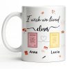 I Wish We Lived Closer With Post Stamp Design - Personalized Custom Coffee Mug - BST542_MG I Wish We Lived Closer With Post Stamp Design - Personalized Custom Coffee Mug - BST542_MG