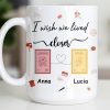 I Wish We Lived Closer With Post Stamp Design - Personalized Custom Coffee Mug - BST542_MG I Wish We Lived Closer With Post Stamp Design - Personalized Custom Coffee Mug - BST542_MG
