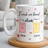 I Wish We Lived Closer With Post Stamp Design - Personalized Custom Coffee Mug - BST542_MG I Wish We Lived Closer With Post Stamp Design - Personalized Custom Coffee Mug - BST542_MG