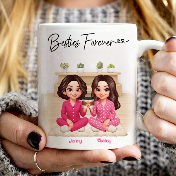 I Wish You Lived Next Door Best Friends - Personalized Mug - Christmas Gift for Besties I Wish You Lived Next Door Best Friends - Personalized Mug - Christmas Gift for Besties