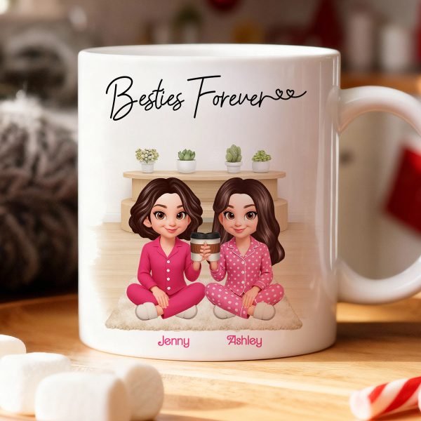 I Wish You Lived Next Door Best Friends - Personalized Mug - Christmas Gift for Besties I Wish You Lived Next Door Best Friends - Personalized Mug - Christmas Gift for Besties