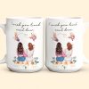 I Wish You Lived Next Door Friendship, Motherhood Gift - Personalized Mug