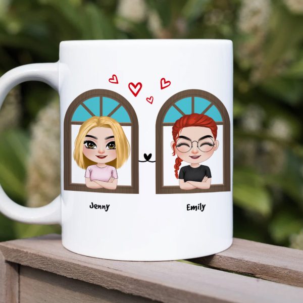 I Wish You Lived Next Door, Gift For Friends, Personalized Mug, Bestie Coffee Mug, Best Friends Gift I Wish You Lived Next Door, Gift For Friends, Personalized Mug, Bestie Coffee Mug, Best Friends Gift