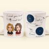 I Wish You Lived Next Door Star Map - Personalized Mug I Wish You Lived Next Door Star Map - Personalized Mug