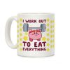 I Work Out to Eat Everything (Kirby) Coffee Mug I Work Out to Eat Everything (Kirby) Coffee Mug