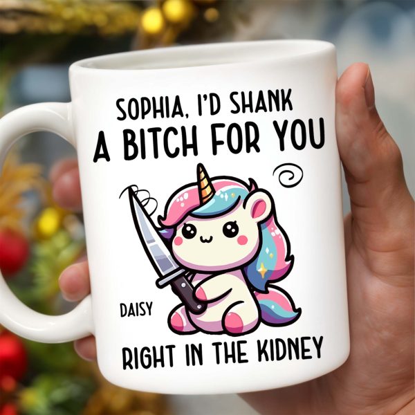 I'd Do Anything For You Featuring Black Cat With Knife - Personalized Custom Coffee Mug - PET081_MG I'd Do Anything For You Featuring Black Cat With Knife - Personalized Custom Coffee Mug - PET081_MG