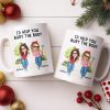 I'd Help You Bury The Body, Two Women - Personalized Custom Coffee Mug - BST537_MG