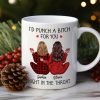 I'd Punch A Bitch For You Back View Pajamas Besties Personalized Mug, Christmas Funny Gift For Best Friends, BFF I'd Punch A Bitch For You Back View Pajamas Besties Personalized Mug, Christmas Funny Gift For Best Friends, BFF