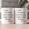 I'd Punch A Bitch For You Right In The Throat - Personalized Mug I'd Punch A Bitch For You Right In The Throat - Personalized Mug