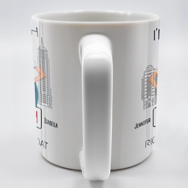 I'd Punch A B*tch for You Right in the Throat, Best Friends Design - Personalized Custom Coffee Mug - BST147_MG