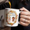 I'd Punch A B*tch For You With Roses And Golden Frame - Personalized Custom Coffee Mug - BST462_MG I'd Punch A B*tch For You With Roses And Golden Frame - Personalized Custom Coffee Mug - BST462_MG