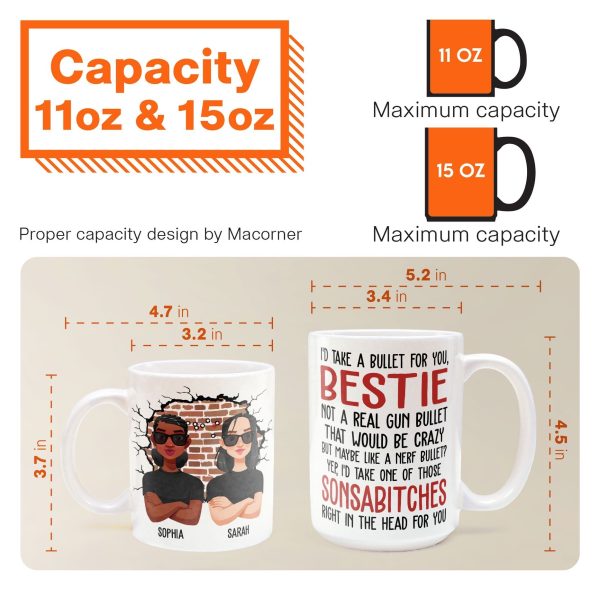 I'd Take A Bullet For You - Personalized Mug I'd Take A Bullet For You - Personalized Mug