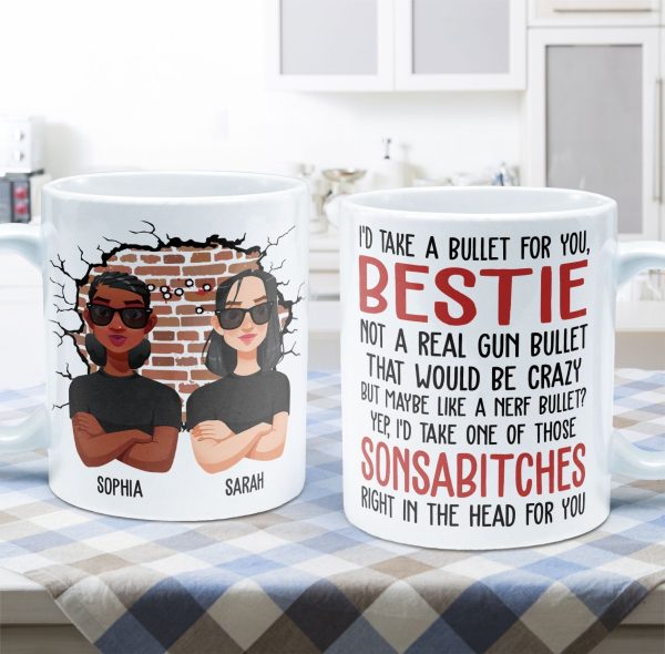 I'd Take A Bullet For You - Personalized Mug I'd Take A Bullet For You - Personalized Mug