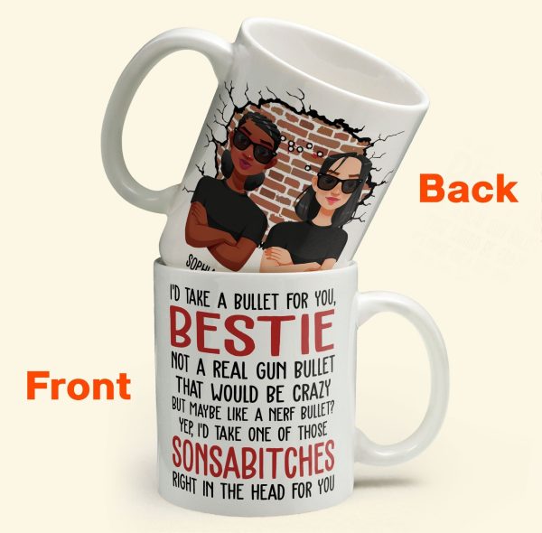 I'd Take A Bullet For You - Personalized Mug I'd Take A Bullet For You - Personalized Mug