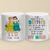I'd Walk Through Fire For You - Bestie Personalized Custom Mug - Gift For Best Friends, BFF, Sisters I'd Walk Through Fire For You - Bestie Personalized Custom Mug - Gift For Best Friends, BFF, Sisters