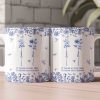 If Besties Were Flowers I'd Pick You - Toile De Jouy Birth Flowers - Personalized Mug If Besties Were Flowers I'd Pick You - Toile De Jouy Birth Flowers - Personalized Mug