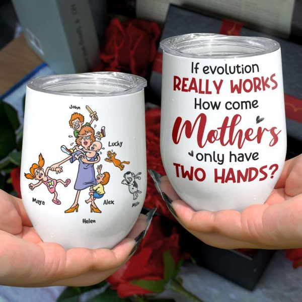 If Evolution Really Works, Gift For Mom, Personalized Mug, Mom And Kids Mug, Mother's Day Gift If Evolution Really Works, Gift For Mom, Personalized Mug, Mom And Kids Mug, Mother's Day Gift