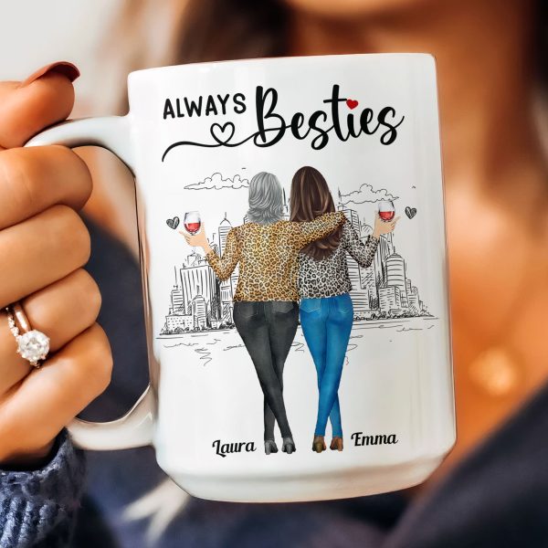 If I Had A Different Bestie I'd Punch Her In The Throat - Personalized Mug If I Had A Different Bestie I'd Punch Her In The Throat - Personalized Mug
