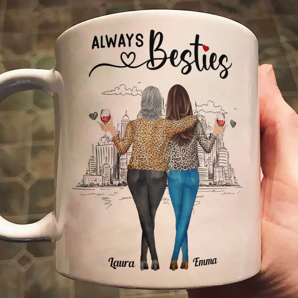 If I Had A Different Bestie I'd Punch Her In The Throat - Personalized Mug If I Had A Different Bestie I'd Punch Her In The Throat - Personalized Mug