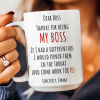 If I Had A Different Boss I Would Punch Them In The Throat - Personalized Mug If I Had A Different Boss I Would Punch Them In The Throat - Personalized Mug