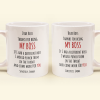 If I Had A Different Boss I Would Punch Them In The Throat - Personalized Mug If I Had A Different Boss I Would Punch Them In The Throat - Personalized Mug