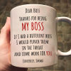 If I Had A Different Boss I Would Punch Them In The Throat - Personalized Mug If I Had A Different Boss I Would Punch Them In The Throat - Personalized Mug