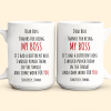 If I Had A Different Boss I Would Punch Them In The Throat - Personalized Mug If I Had A Different Boss I Would Punch Them In The Throat - Personalized Mug