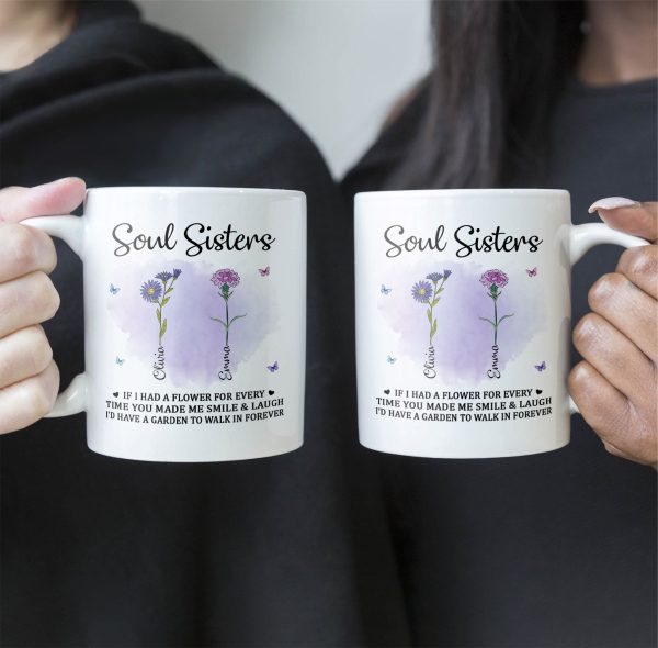 If I Had A Flower For Every Time You Made Me Smile - Personalized Mug If I Had A Flower For Every Time You Made Me Smile - Personalized Mug