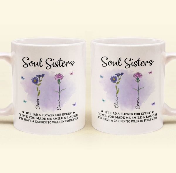 If I Had A Flower For Every Time You Made Me Smile - Personalized Mug If I Had A Flower For Every Time You Made Me Smile - Personalized Mug