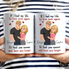 If I Had My Life To Live Over Again Hugging Couple - Personalized Mug If I Had My Life To Live Over Again Hugging Couple - Personalized Mug
