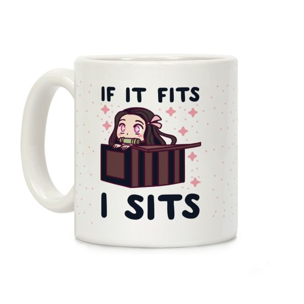 If It Fits, I Sits - Demon Slayer Coffee Mug If It Fits, I Sits - Demon Slayer Coffee Mug