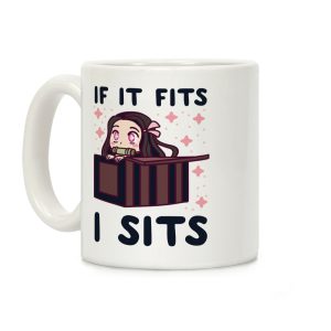 If It Fits, I Sits (Nezuko) Coffee Mug