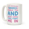 If It Involves Books, Bubble Tea and Board Games Then Count Me In Coffee Mug If It Involves Books, Bubble Tea and Board Games Then Count Me In Coffee Mug