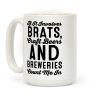 If It Involves Brats Craft Beers and Breweries Count Me In Coffee Mug If It Involves Brats Craft Beers and Breweries Count Me In Coffee Mug