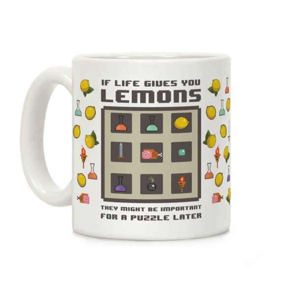 If Life Gives You Lemons They Might Be Important for A Puzzle Later Coffee Mug If Life Gives You Lemons They Might Be Important for A Puzzle Later Coffee Mug