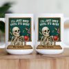 I'll Just Wait Until It's Quiet Teacher Funny Gift 3D Effect - Personalized Mug I'll Just Wait Until It's Quiet Teacher Funny Gift 3D Effect - Personalized Mug