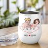 I'll Slap Your Butt For Any Reason And I Love You Without Any Condition Personalized Couple White Mug, Accent Mug, Wine Tumbler