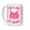 I'm a Cat at Heart Coffee Mug I'm a Cat at Heart Coffee Mug