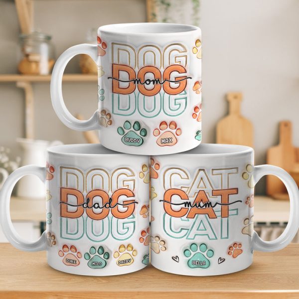 I'm A Dog Lover - Dog & Cat Personalized Custom 3D Inflated Effect Printed Mug - Christmas Gift For Pet Owners, Pet Lovers I'm A Dog Lover - Dog & Cat Personalized Custom 3D Inflated Effect Printed Mug - Christmas Gift For Pet Owners, Pet Lovers