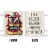 I'm a Firefiter Firefyter Firefiter I Spray Water - Personalized Custom Coffee Mug - FIF003_MG I'm a Firefiter Firefyter Firefiter I Spray Water - Personalized Custom Coffee Mug - FIF003_MG