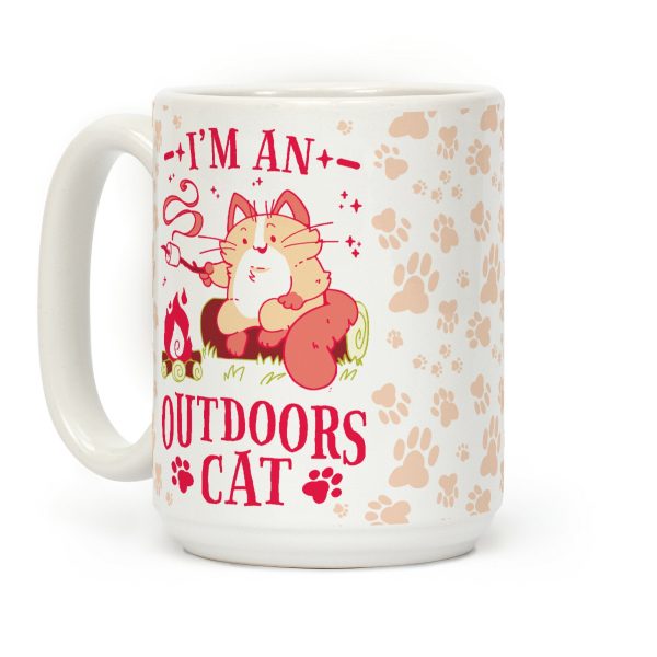 I'm An Outdoors Cat Coffee Mug I'm An Outdoors Cat Coffee Mug