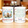 I'm As Lucky As Can Be, Happy 1st Christmas With Trees And Gifts - Personalized Custom Coffee Mug - XMAS040_MG I'm As Lucky As Can Be, Happy 1st Christmas With Trees And Gifts - Personalized Custom Coffee Mug - XMAS040_MG