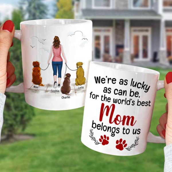 I'm As Lucky As Can Be, Personalized Mug, Gift For Mother's Day I'm As Lucky As Can Be, Personalized Mug, Gift For Mother's Day