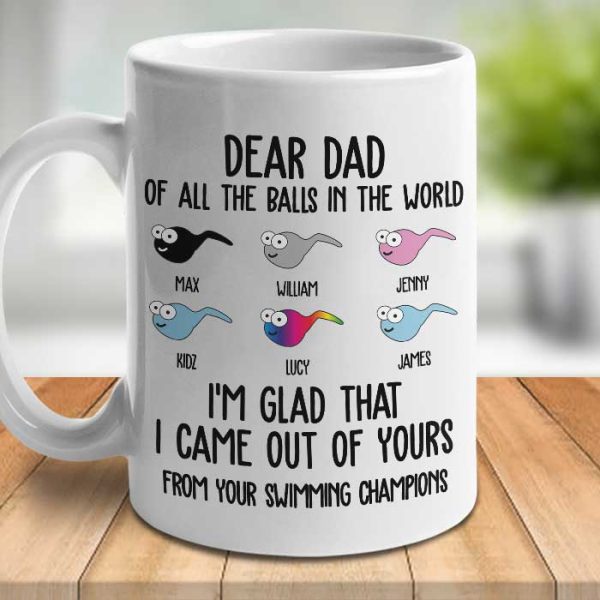 I'm Glad That I Came Out Of Yours - Personalized Mug I'm Glad That I Came Out Of Yours - Personalized Mug