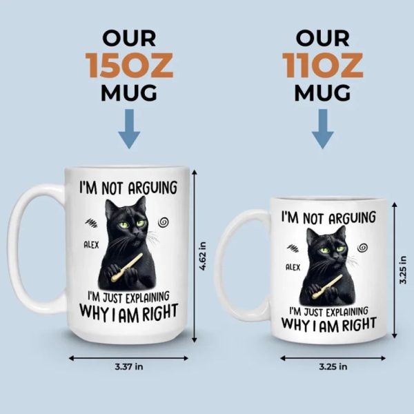 I'm Just Explaining Why I Am Right - Friend Personalized Custom Mug - Christmas Gift, Birthday Gift For Best Friends, Family Members, Coworkers, Yourself I'm Just Explaining Why I Am Right - Friend Personalized Custom Mug - Christmas Gift, Birthday Gift For Best Friends, Family Members, Coworkers, Yourself
