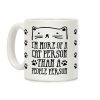 I'm More Of A Cat Person Than A People Person Coffee Mug I'm More Of A Cat Person Than A People Person Coffee Mug