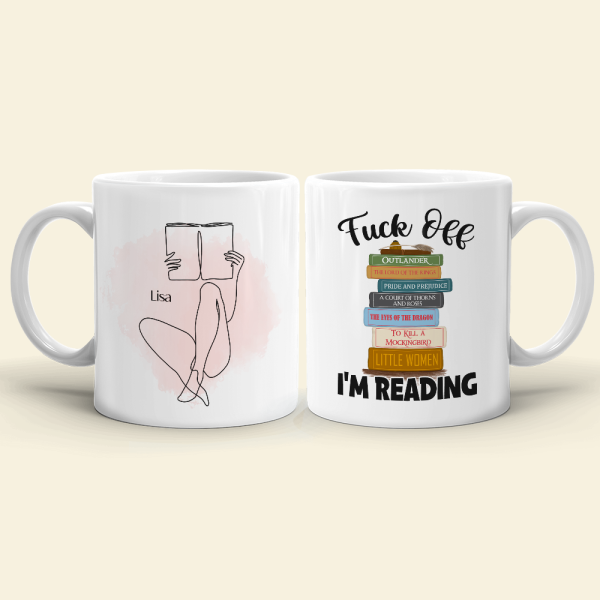 I'm Reading, Reading Book White Mug Gift I'm Reading, Reading Book White Mug Gift