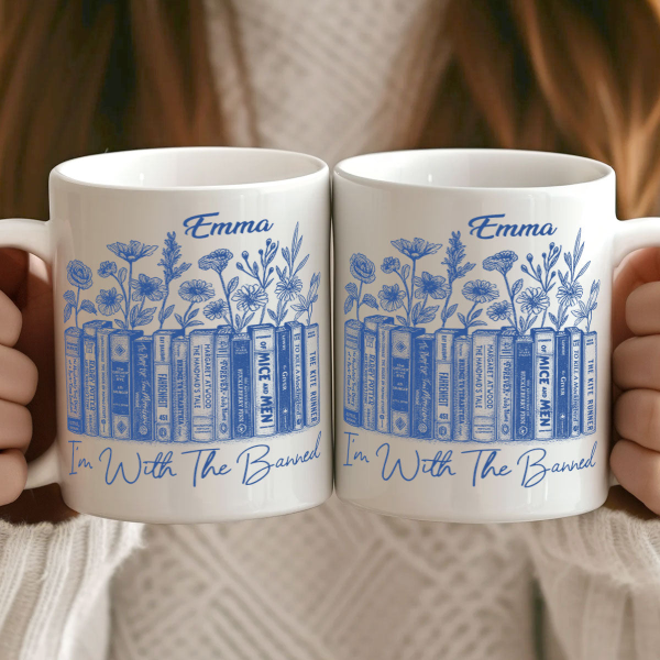 I'm With The Banned - Personalized Ceramic Coffee Mug I'm With The Banned - Personalized Ceramic Coffee Mug